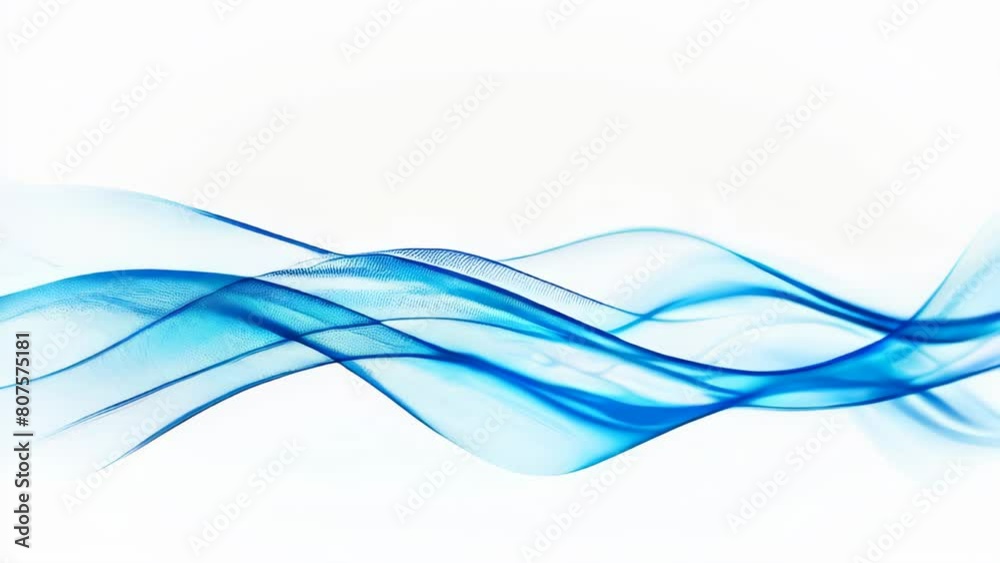 Smooth abstract blue and white waves design Smooth abstract blue and white waves design