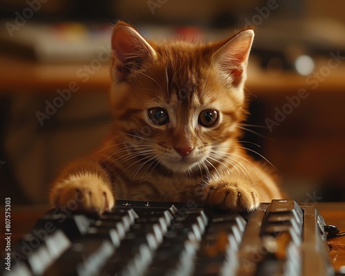 A creative writing group for cats, using keyboards designed for paws to help express hidden emotions