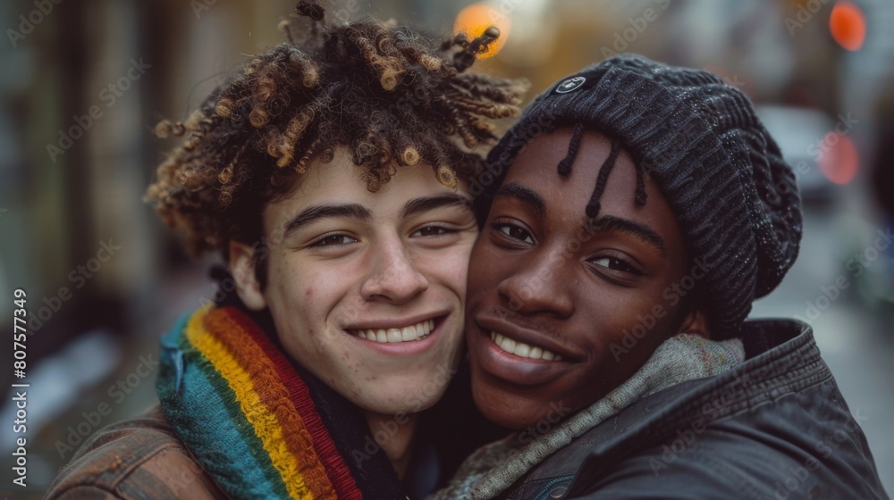Friendship and Connection, A real photo capturing LGBTQ friends bonding and enjoying each other's company, emphasizing camaraderie and support. Friendship and Connection, A real photo capturing LGBTQ friends bonding and enjoying each other's company, emphasizing camaraderie and support.