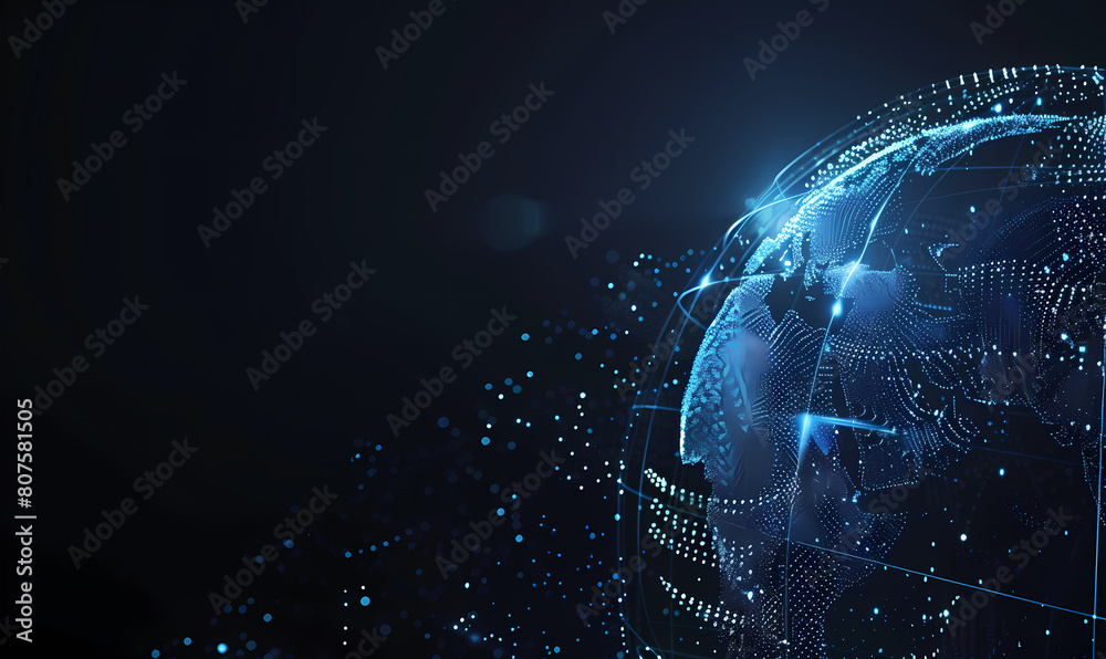 Obraz premium technology, earth, space, universe, planet