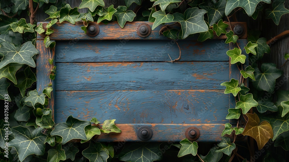 A Wooden Surface Made Of Planks Surrounded By A Growing Loach Plant. Generative AI
A Wooden Surface Made Of Planks Surrounded By A Growing Loach Plant. Generative AI