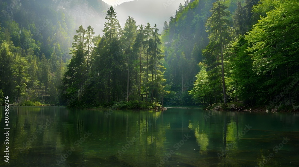Lake in the forest Lake in the forest