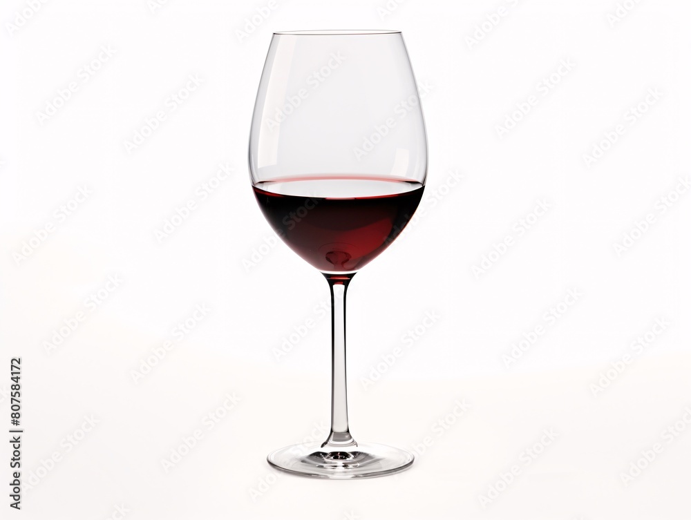 a glass of red wine