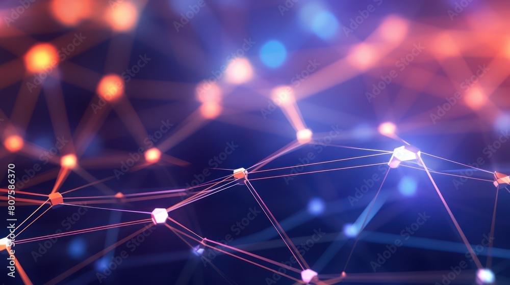 a network of glowing neon lines and geometric shapes, a network of glowing neon lines and geometric shapes,