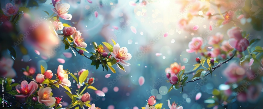 A Spring Background Offers A Glimpse Of Nature'S Beauty In Full Bloom , With Colorful Flowers And Lush Foliage Creating A Picturesque Scene, Background HD For Designer A Spring Background Offers A Glimpse Of Nature'S Beauty In Full Bloom , With Colorful Flowers And Lush Foliage Creating A Picturesque Scene, Background HD For Designer