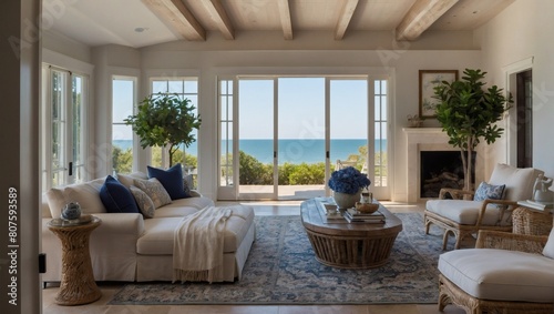 Hamptons Hideaway, Mediterranean Inspired Villa with Secluded Beach Access