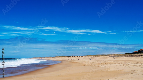 view of Hossegor beach, Nouvelle Aquitaine, France © Philipimage