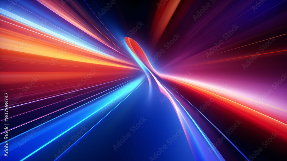 Abstract three-dimensional glowing curve background, abstract graphic poster PPT background Abstract three-dimensional glowing curve background, abstract graphic poster PPT background