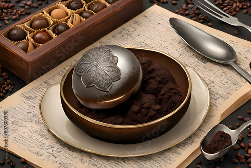 Decadent Single Origin Chocolate Truffle with Smooth Ganache Center