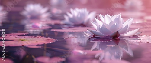 Be Captivated By The Ethereal Beauty Of The White And Pink Water Lilies Reflected In The Tranquil Waters  Background HD For Designer 