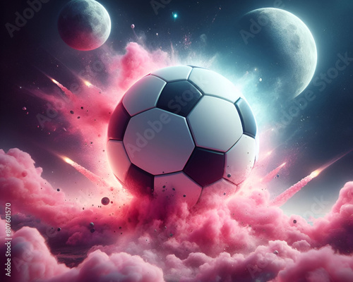 Galactic Soccer Ball Image.