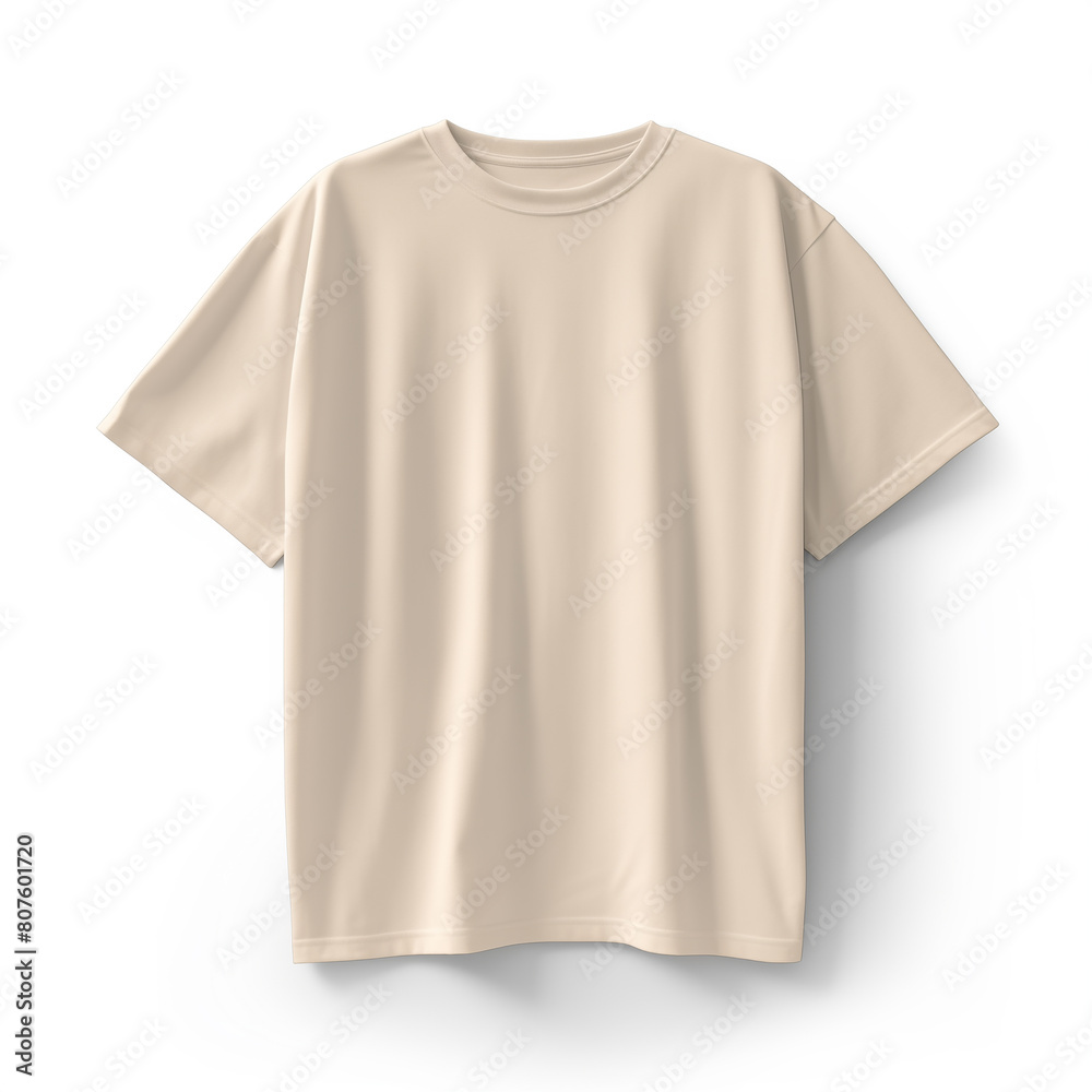 Flat lay short sleeve tshirt mockup. Bella Canvas 3001 mock up. Blank natural t-shirt template front view. Children's, adult's clothing, apparel, outfit mock Flat lay short sleeve tshirt mockup. Bella Canvas 3001 mock up. Blank natural t-shirt template front view. Children's, adult's clothing, apparel, outfit mock