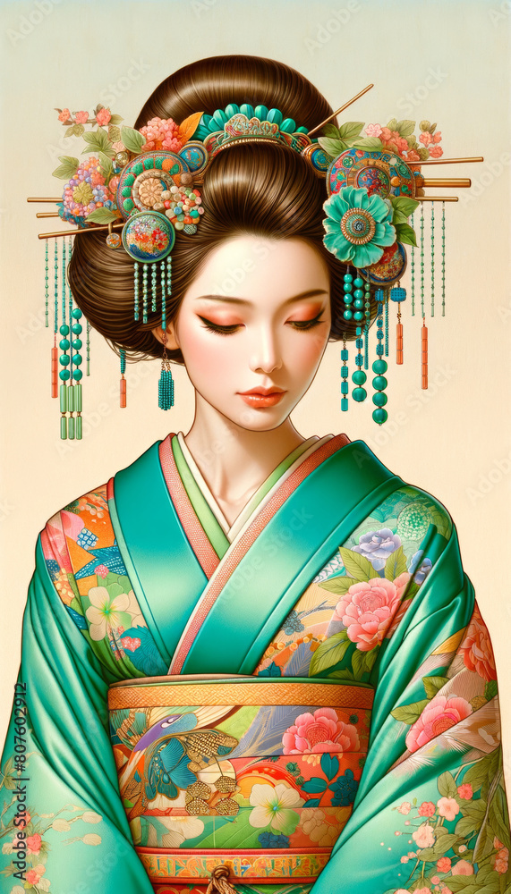 日本画(Japanese painting)/美人画 日本画(Japanese painting)/美人画