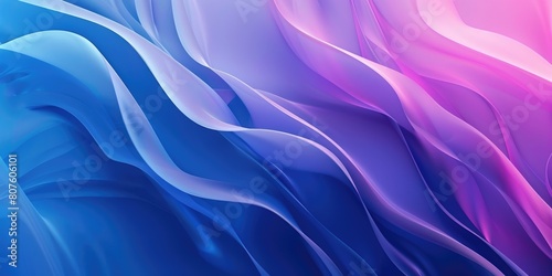 Blue and purple abstract waves AIG51A.