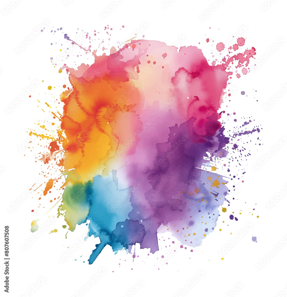 color splash stain watercolor digital painting good quality