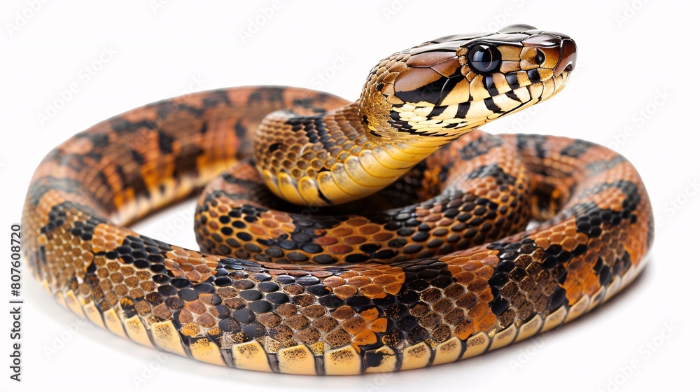 a close up of a snake a close up of a snake