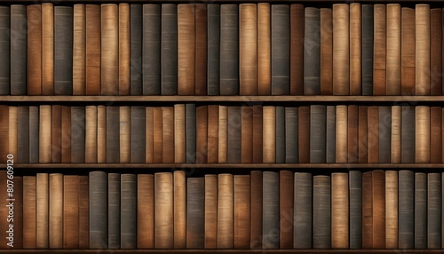 A vintage bookshelf texture for a scholarly and in upscaled 18 photo