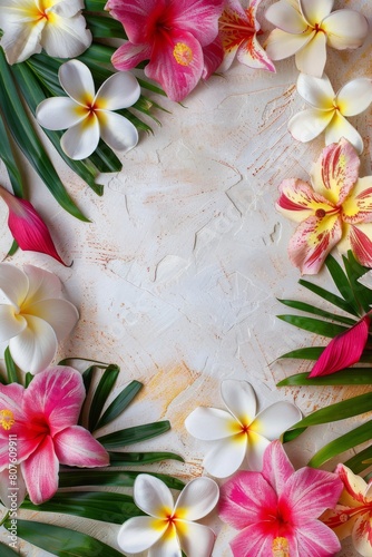 Vibrant Flowers Arranged on a Table