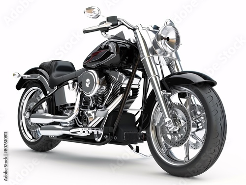 a black and silver motorcycle