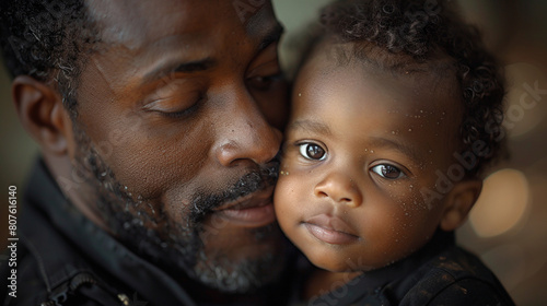 Exploring the Depth of Father-Child Relationships through Candid Shots © Stock Source