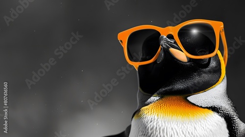 3D Created Penguin Generate model photo