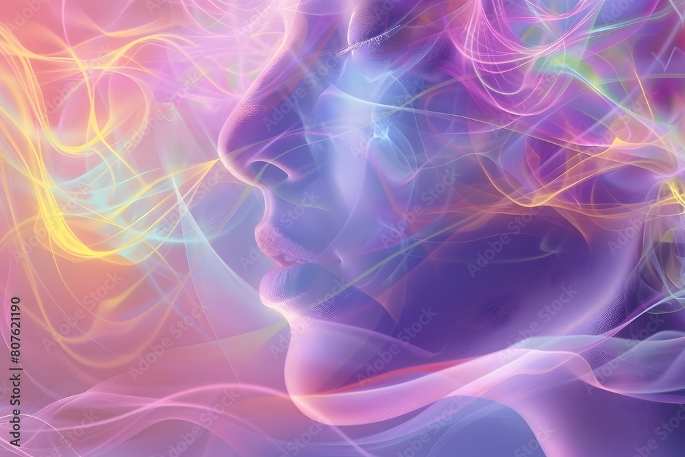 Captivating Cosmic Psychic Waves of Surreal Ethereal Energy and Luminous Vibrant Atmosphere Captivating Cosmic Psychic Waves of Surreal Ethereal Energy and Luminous Vibrant Atmosphere