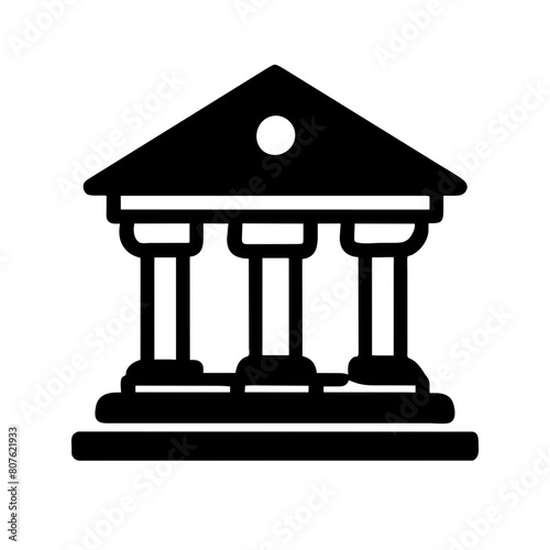  Bank building icon vector illustration.  © Abul Kalam
