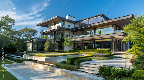 Luxury house with modern architecture © Pik_Lover