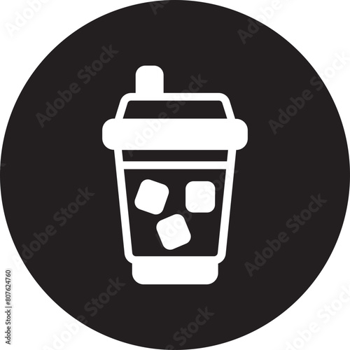 Soft drink glyph icon
