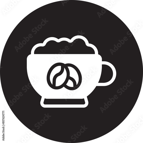 capuccino glyph icon