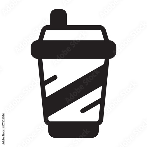 Soft drink glyph icon