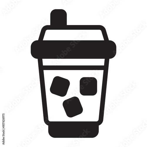 Soft drink glyph icon