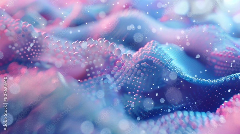 Ethereal Realm: Ethereal waves of geometric dots envelop a 3D realm, infusing it with a serene and otherworldly ambiance. Ethereal Realm: Ethereal waves of geometric dots envelop a 3D realm, infusing it with a serene and otherworldly ambiance.