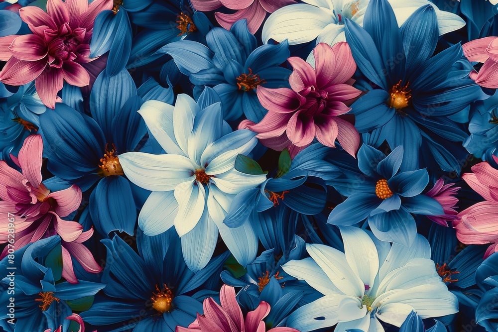 watercolor flowers background