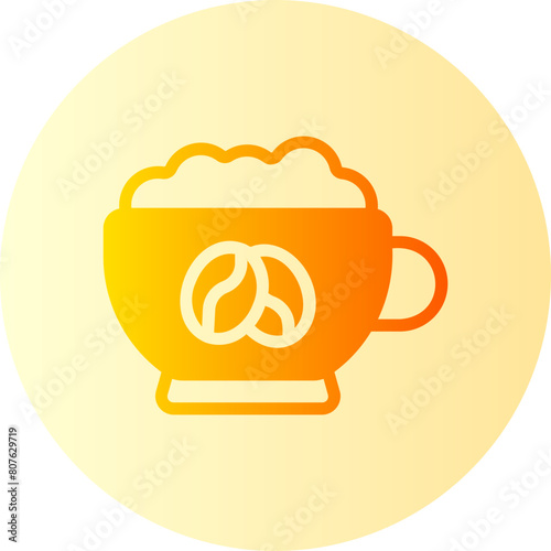capuccino gradient icon