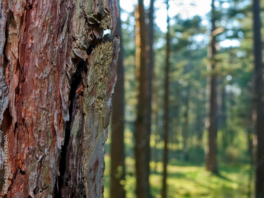 Pine forest. Abstract nature background. Ecology, lungs of the earth. Selective focus. Pine forest. Abstract nature background. Ecology, lungs of the earth. Selective focus.