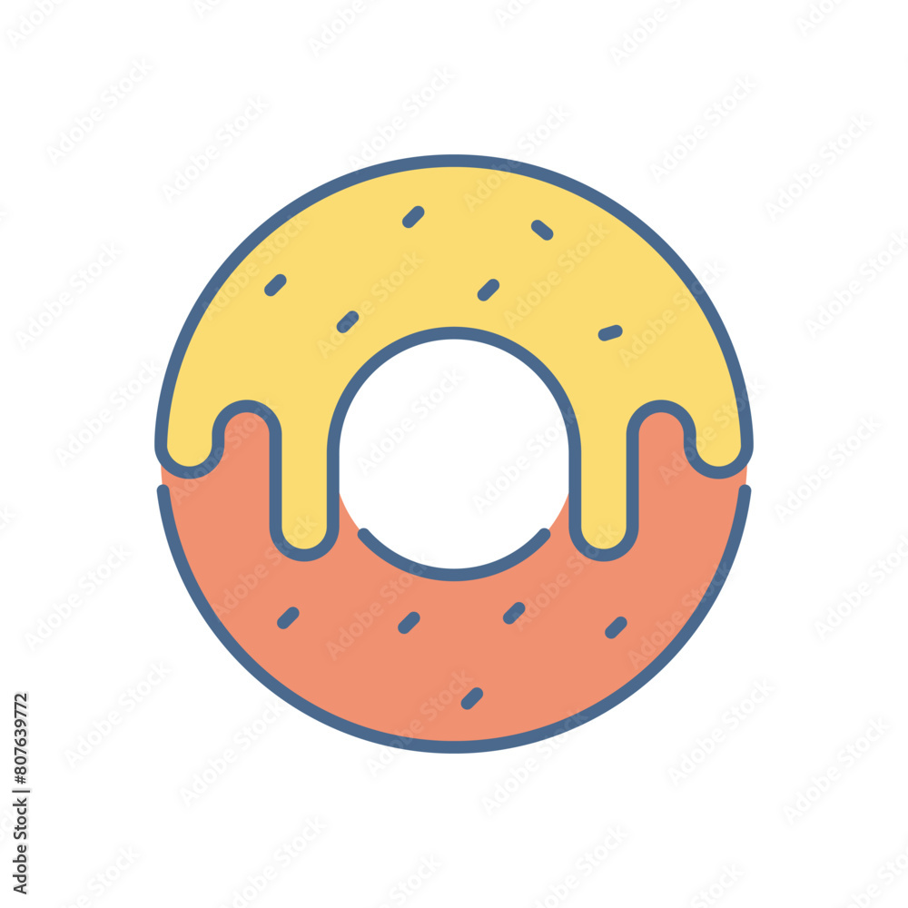 Donuts vector icon Donuts vector icon