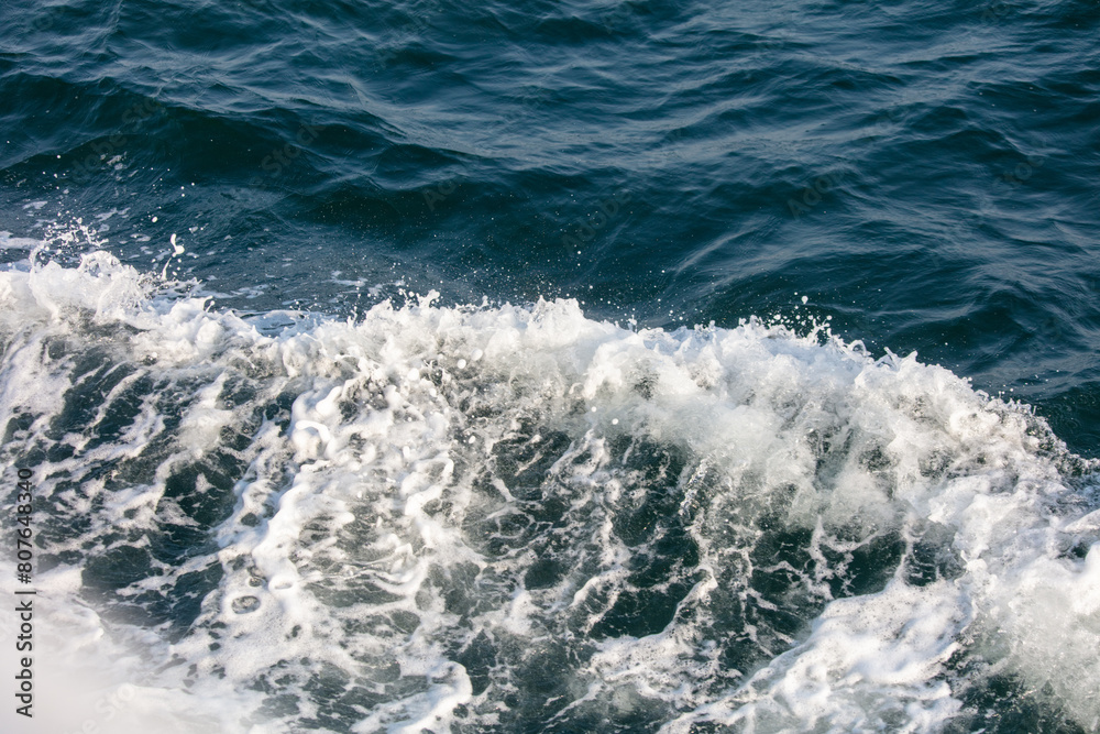 Waves in the sea abstract background. Texture