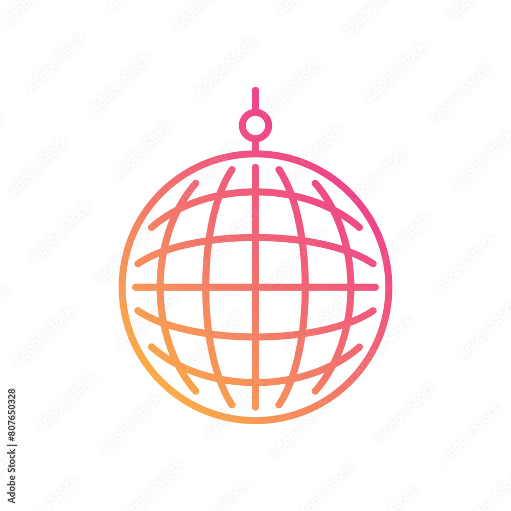 Disco Ball vector icon Disco Ball vector icon