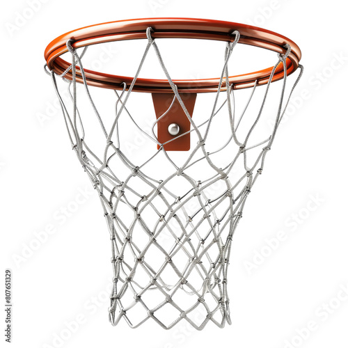 Basketball rim Isolated on transparent background.