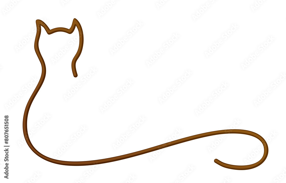 The symbol of a stylized ginger cat.
The symbol of a stylized ginger cat.