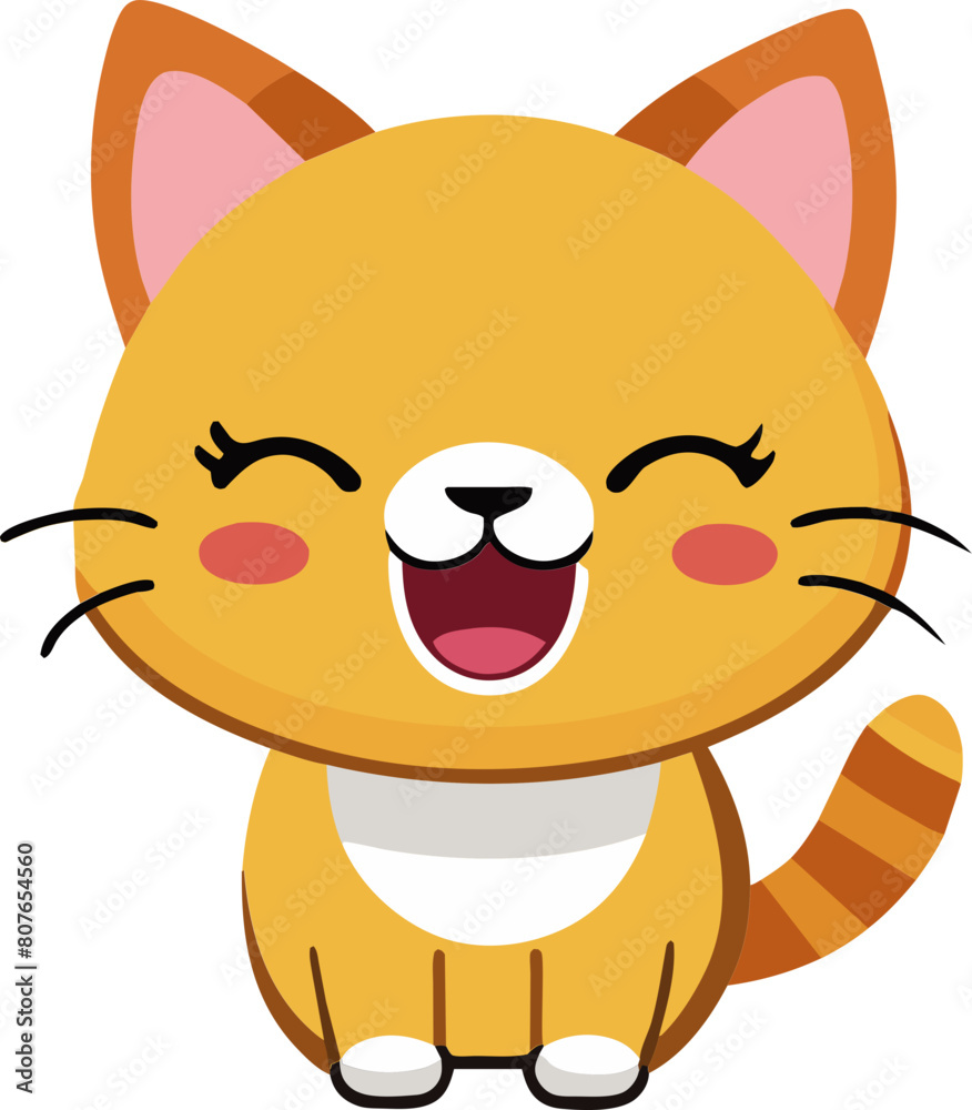cute cartoon cat illustration cute cartoon cat illustration
