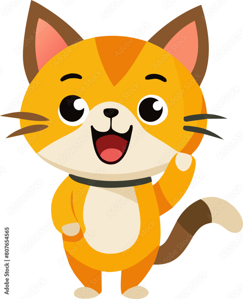 cute cartoon cat illustration cute cartoon cat illustration