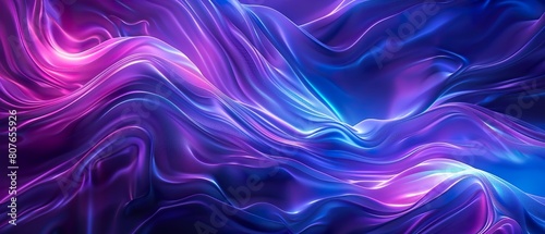 abstract background with purple sound waves ,abstract flowing neon wave background,A vibrant purple wave of light on a dark backgroun