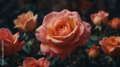 red rose in the garden Ethereal Elegance Masterpiece Photograph of a Rose 