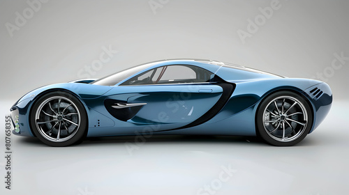 a hydrogen-powered concept car with zero emissions