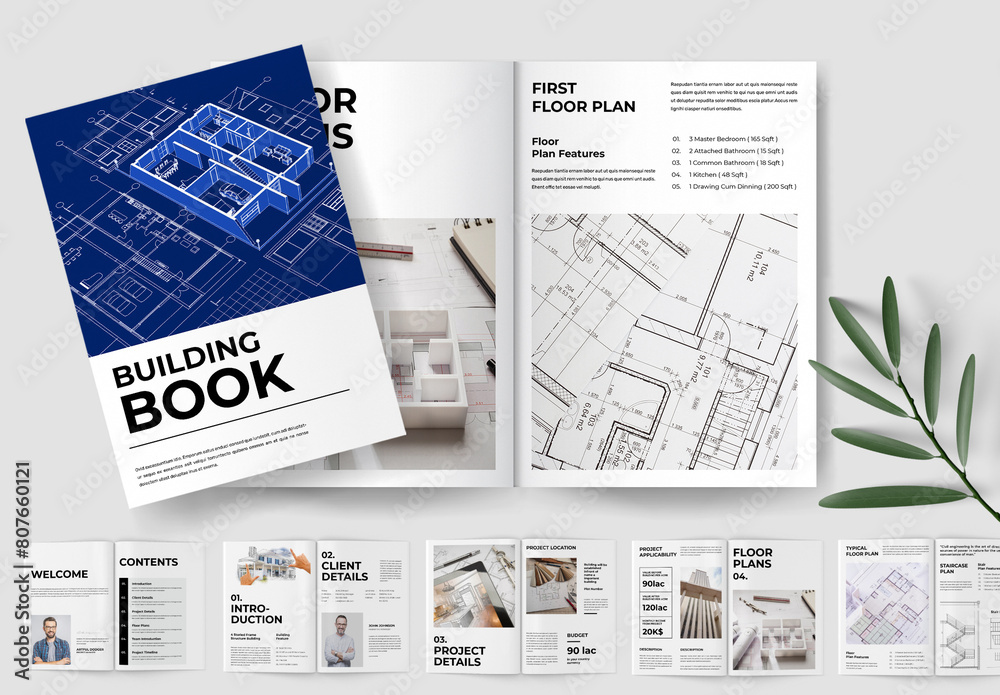 Building Proposal Book Stock Template | Adobe Stock