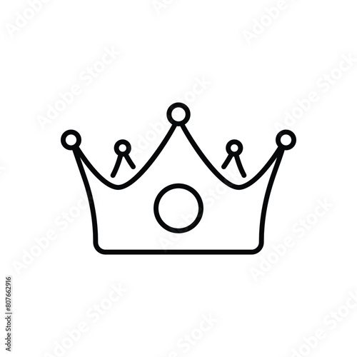 Crown vector icon