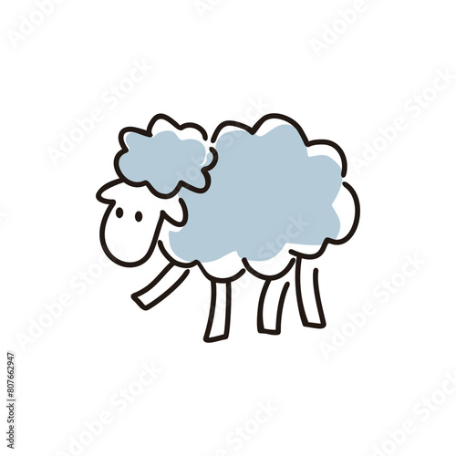 Wallpaper Mural Sheep Doodle Cartoon Torontodigital.ca