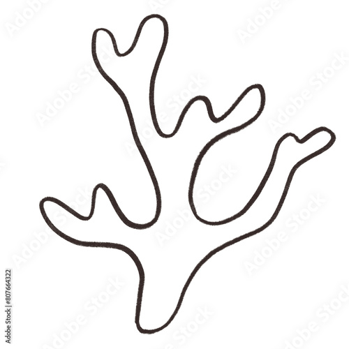 Ocean sea animal coral cartoon